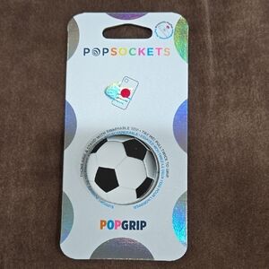 PopSocket Black and White Soccer Grip